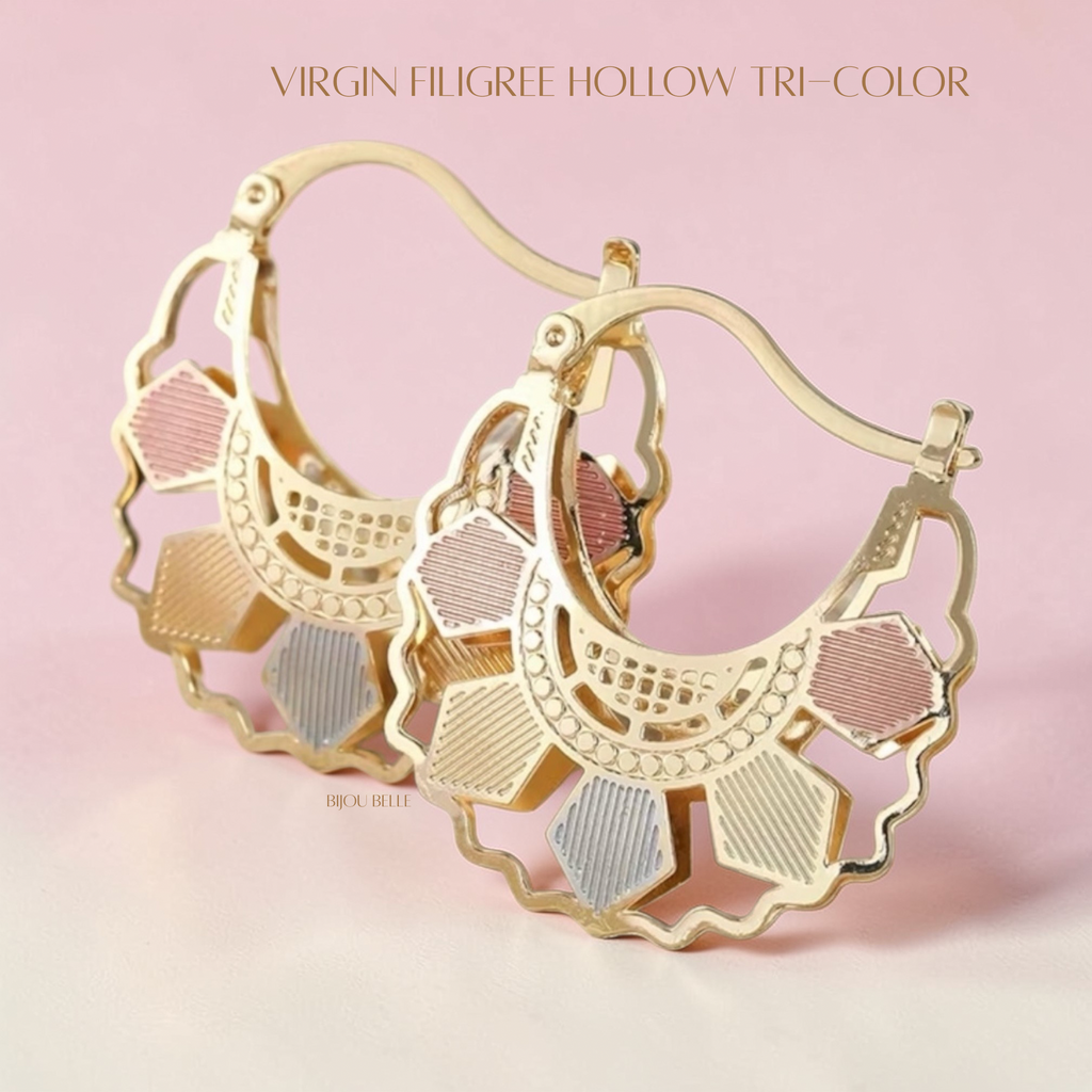 Large Gold-Plated Copper Hoop Earrings for Women – Fashion Jewelry for Weddings, Pageants, Parties, and Gifts